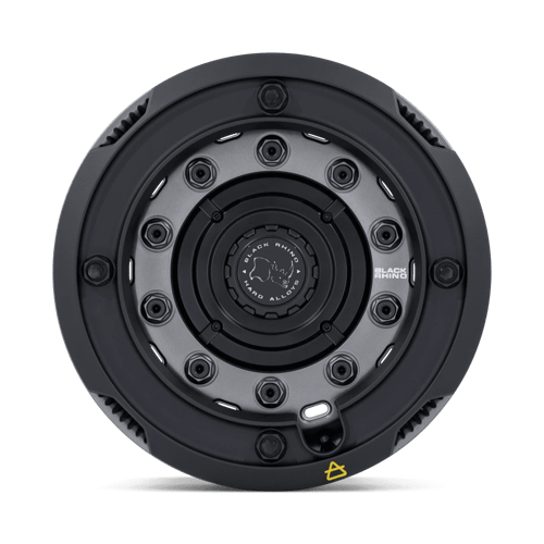 17x8.5 Black Rhino BR027 Arx Gun Black Matte Black Ring 6x135 ET0 Wheel