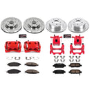 PowerStop Z23 Daily Driver Carbon-Fiber Ceramic Pads Drilled & Slotted Rotor & C
