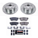 PowerStop Z23 Daily Driver Carbon-Fiber Ceramic Brake Pad and Drilled & Slotted