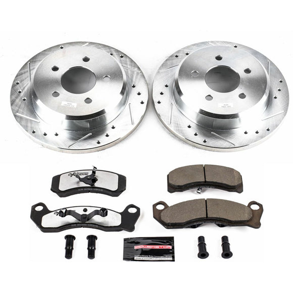 PowerStop Z26 Street Performance Ceramic Brake Pad and Drilled & Slotted Rotor K