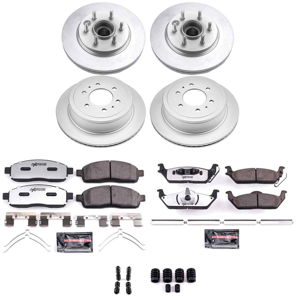 Z36 Truck & Tow Premium Carbon-Fiber Ceramic Brake Pad and Fully Coated Rotor Ki