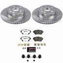 PowerStop Z36 Carbon-Fiber Ceramic Brake Pad with Drilled and Slotted Rotor Kit