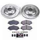 PowerStop Z23 Daily Driver Carbon-Fiber Ceramic Brake Pad and Drilled & Slotted
