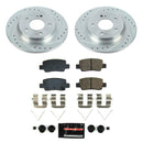 PowerStop Z23 Daily Driver Carbon-Fiber Ceramic Brake Pad and Drilled & Slotted