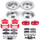 PowerStop Z23 Daily Driver Carbon-Fiber Ceramic Pads Drilled & Slotted Rotor & C
