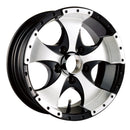 14x6 Trailer Style 136 Black Wheel/Rim 5x114.3 5-114.3 5x4.5 14-6 ET0