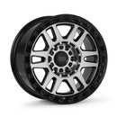 17x8.5 Enkei Trail-Tracker Matte Black Machined 6x139.7 ET20 CB106.1 Wheel