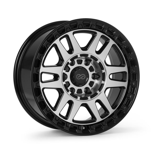 17x8.5 Enkei Trail-Tracker Matte Black Machined 6x139.7 ET20 CB106.1 Wheel