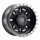 20x9 Black Rhino Kelso Matte Black Black Bolts 6x139.7 ET0.00 Wheel