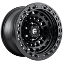 17X9 Fuel D101 Zephyr Beadlock Matte Black 6X139.7 ET-15 wheel/rim