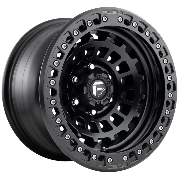 17X9 Fuel D101 Zephyr Beadlock Matte Black 6X139.7 ET-15 wheel/rim