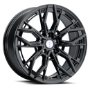 20x9 Sapphire Luxury Alloys SX07-07 Gloss Black 5x120 ET35 CB73 Wheel Rim
