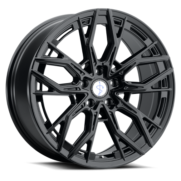 20x9 Sapphire Luxury Alloys SX07-07 Gloss Black 5x120 ET35 CB73 Wheel Rim