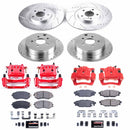 PowerStop Z23 Daily Driver Carbon-Fiber Ceramic Pads Drilled & Slotted Rotor & C
