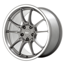 17X8 Motegi MR152 SS5 Gunmetal With Machined Lip 4X108 ET45 wheel/rim