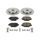 PowerStop OE Stock Replacement Low-Dust Ceramic Brake Pad and Rotor Kit