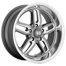 20X10 US Mag U129 CTEN Matte Gun Metal Milled 5X120.65 ET1 wheel/rim-3