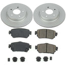 PowerStop Genuine Geomet Coated Rotor and Low-Dust Ceramic Brake Pad Kit