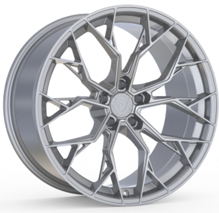 20x10 Dolce Performance ARIA Gloss Silver Machined Face Wheel 5x120 ET40 CB72.56