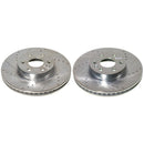 PowerStop Evolution Drilled Slotted Rotors Pair Front For Chevrolet Colorado