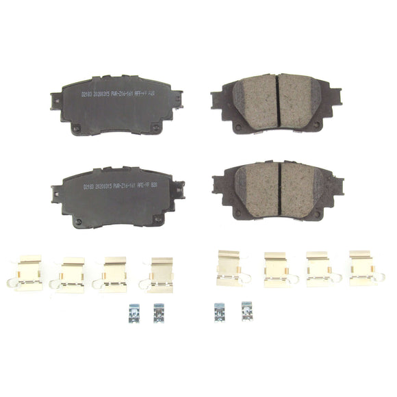 PowerStop Z17 Evolution Ceramic Brake Pads With Hardware