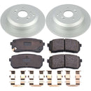 PowerStop Genuine Geomet Coated Rotor and Low-Dust Ceramic Brake Pad Kit