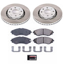 PowerStop Semi-Coated Rotor and Low-Dust Ceramic Brake Pad Kit