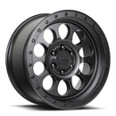 20x9 Lock Off-Road .50 CAL Matte Black Ring 5x127 5x5 ET0 Wheel Rim