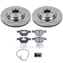 PowerStop OE Stock Replacement Low-Dust Ceramic Brake Pad and Rotor Kit