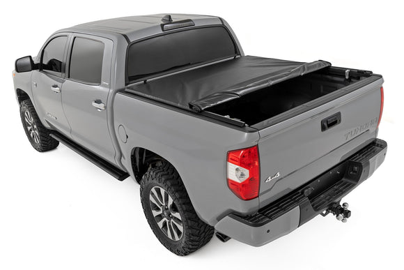 Rough Country Soft Roll Up Bed Cover 6'7 Bed For Toyota Tundra 07-21