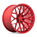 20X9.5 Asanti Black ABL-39 MOGUL Candy Red 5X115 ET15 wheel/rim