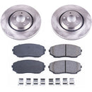 PowerStop OE Stock Replacement Low-Dust Ceramic Brake Pad and Rotor Kit