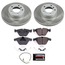 PowerStop Semi-Coated Rotor and Low-Dust Ceramic Brake Pad Kit