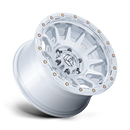 17x8.5 Fuel Off-Road FC884 Fortress Gloss Silver Machined Face 6x135 ET25 Wheel