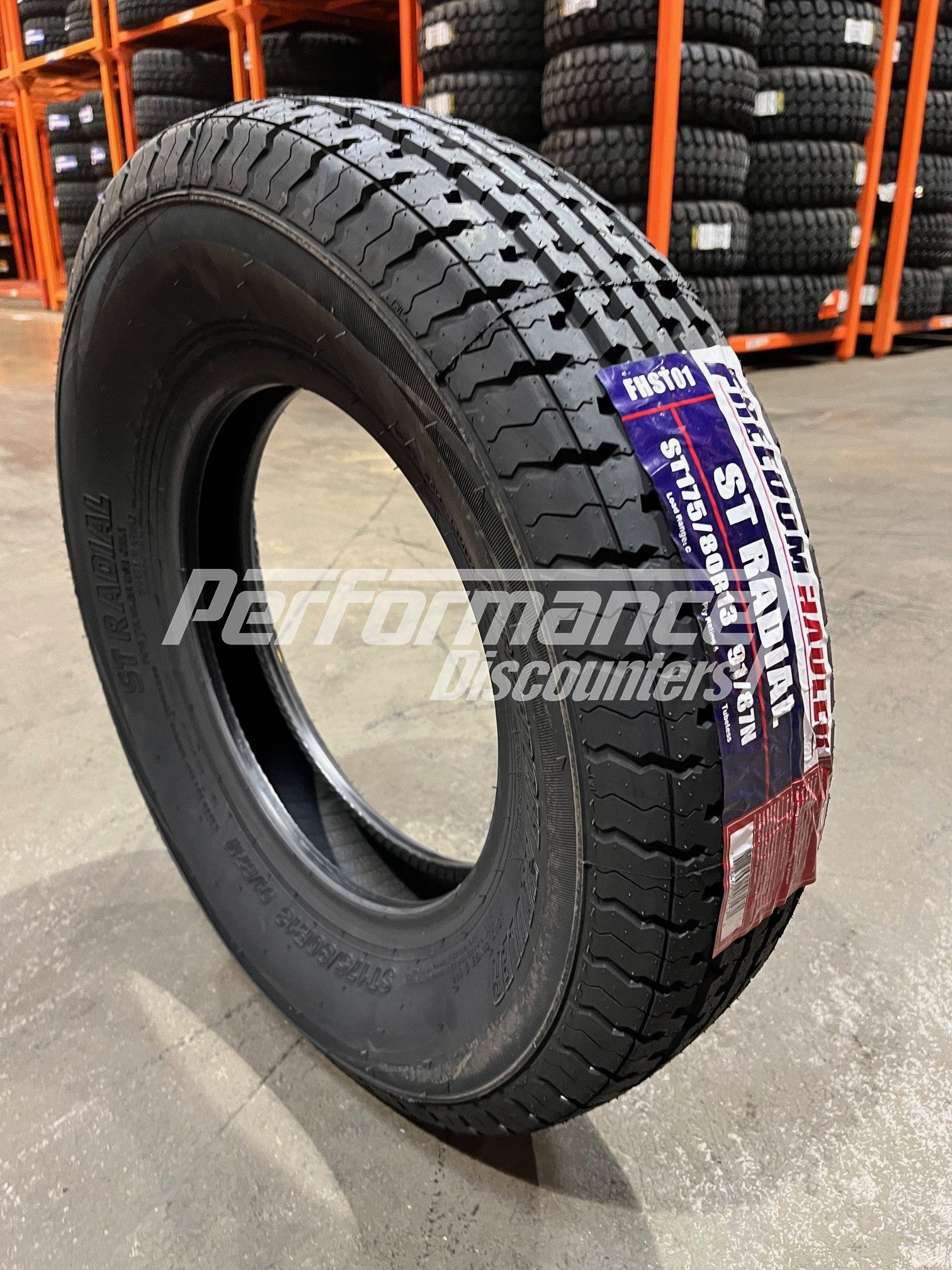 Freedom Hauler ST Radial Trailer Tire(s) 175/80R13 LRC 91L 175/80-13 1758013