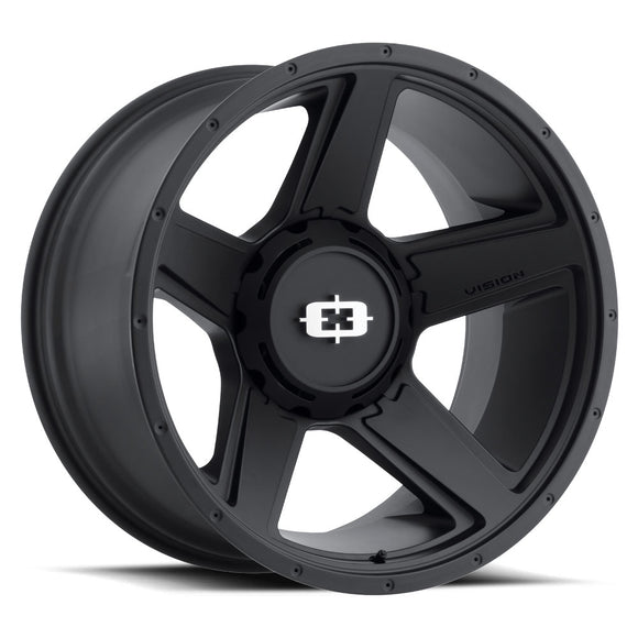 18x9 Vision 390 Empire Black Wheel 5x114.3 ET18 CB83