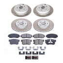 PowerStop Semi-Coated Rotor and Low-Dust Ceramic Brake Pad Kit