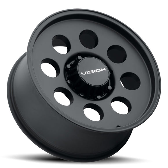 20X10 Vision Midway Satin Black 8x180 ET-25 Wheel Rim