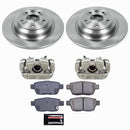 PowerStop OE Stock Replacement Low-Dust Ceramic Brake Pad, Rotor and Caliper Kit