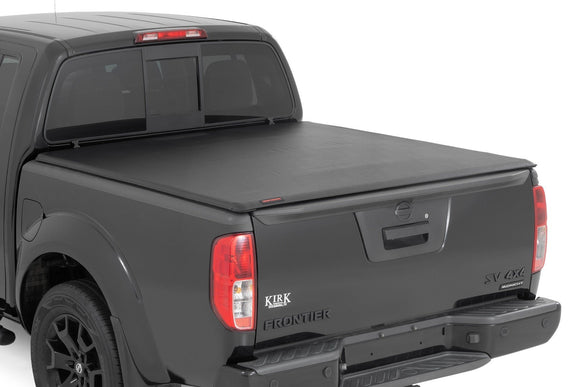 Rough Country Soft Roll Up Bed Cover 5' Bed For Nissan Frontier 2WD 4WD 05-21