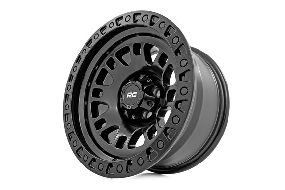 Rough Country 82 Series Gloss Black 18x9 5x4.5 ET0 Wheel Rim