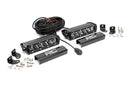 Rough Country Chrome Series LED Light Bar 6"Single Row Pair