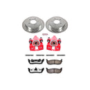 PowerStop Z36 Truck and SUV Ceramic Brake Pad, Drilled & Slotted Rotor, and Cali
