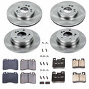 PowerStop OE Stock Replacement Low-Dust Ceramic Brake Pad and Rotor Kit