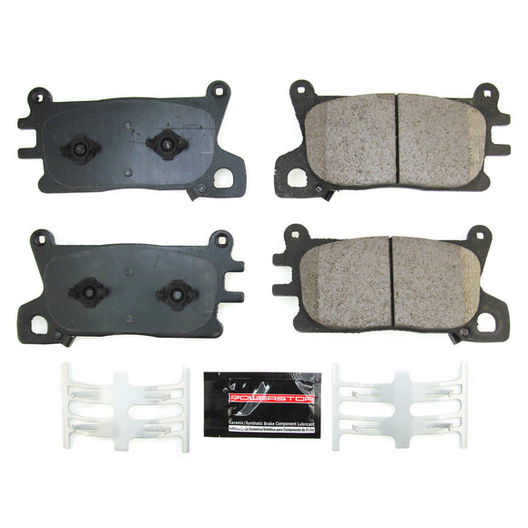 PowerStop Z23 Evolution Sport Carbon-Fiber Brake Pads With Hardware