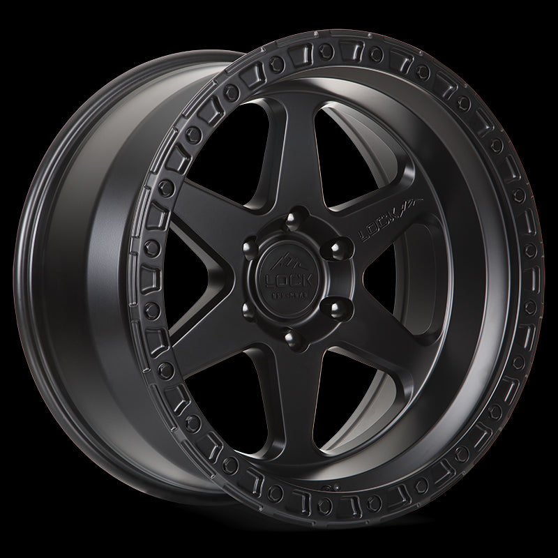 20x9 Lock Off-Road Olympus Matte Black 6x135 ET0 Wheel Rim