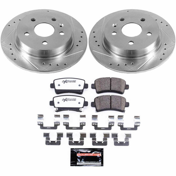 PowerStop Z26 Street Performance Ceramic Brake Pad and Drilled & Slotted Rotor K