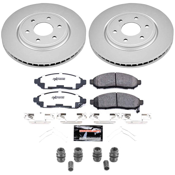 Z36 Truck & Tow Premium Carbon-Fiber Ceramic Brake Pad and Fully Coated Rotor Ki