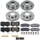 PowerStop OE Stock Replacement Low-Dust Ceramic Brake Pad and Rotor Kit