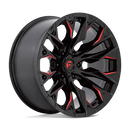20x9 Fuel Off-Road D823 Flame Black 5x127 ET1 CB71.5 Wheel Rim